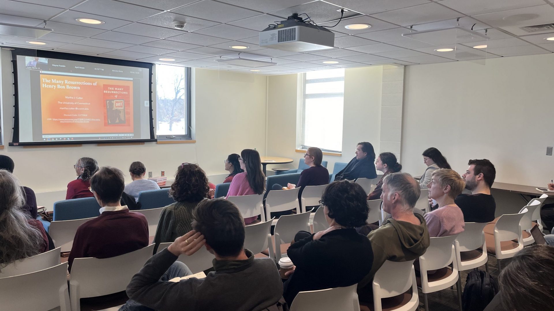 Attendees from 2/14 faculty book talk.