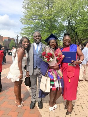 Anna Charles and her family